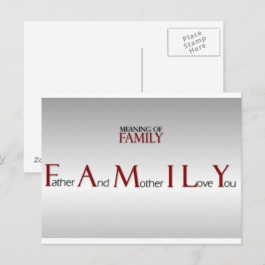 Betekenis van het Inspirerend Briefkaart (Voorkant / Achterkant)