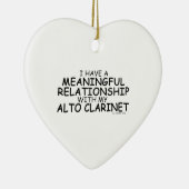 Betekenis van het Relatie Alto Clarinet Keramisch Ornament (Rechts)
