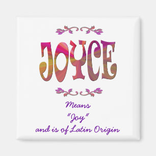 Betekenis van Joyce Magnet