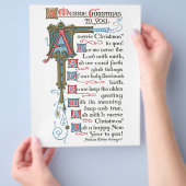 Betekenis van kerstflyer flyer (Hand)