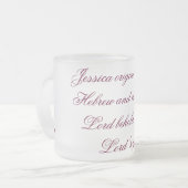 Betekenis van Names-Mokken Matglas Koffiemok (Voorkant links)