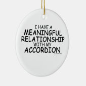 Betekenis van Relatie Accordion Keramisch Ornament (Rechts)