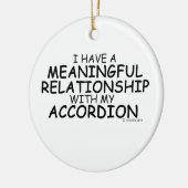 Betekenis van Relatie Accordion Keramisch Ornament (Links)