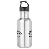 Betekenis van Relatie Accordion Waterfles (Achterkant)