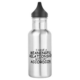Betekenis van Relatie Accordion Waterfles
