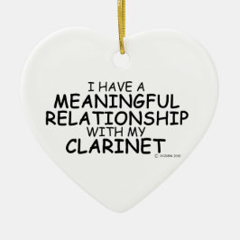 Betekenis van Relatie Clarinet Keramisch Ornament