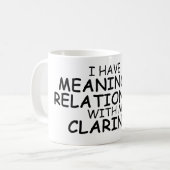 Betekenis van Relatie Clarinet Koffiemok (Voorkant links)