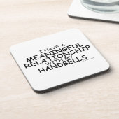 Betekenis van Relatie Handbells Beverage Coaster Bier Onderzetter (Linkerzijde)