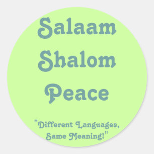 Betekenis van Vrede Sticker