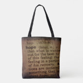 Betekenis zoeken - Hoop Tote Bag (Achterkant)
