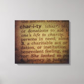 Betekenis zoeken - liefdadigheid canvas afdruk (Voorkant)