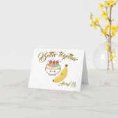 Betekeniscadeau voor koppels –   kaart (Gele Bloem)