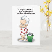 Betekenisloze Crap Humorous Verjaardag Kaart (Gele Bloem)