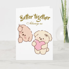 Betekenisvol geschenk voor koppels – Elegante lief Kaart