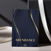 Betekenisvolle Ketting Navy Blue Jewelry Display K Visitekaartje