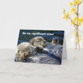 Betekenisvolle otter kaart (Gele Bloem)