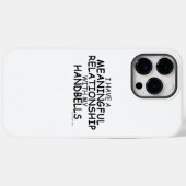 Betekenisvolle Relatie Handbells Hoesje-Mate iPhon Case-Mate iPhone Case (Achterkant (horizontaal))