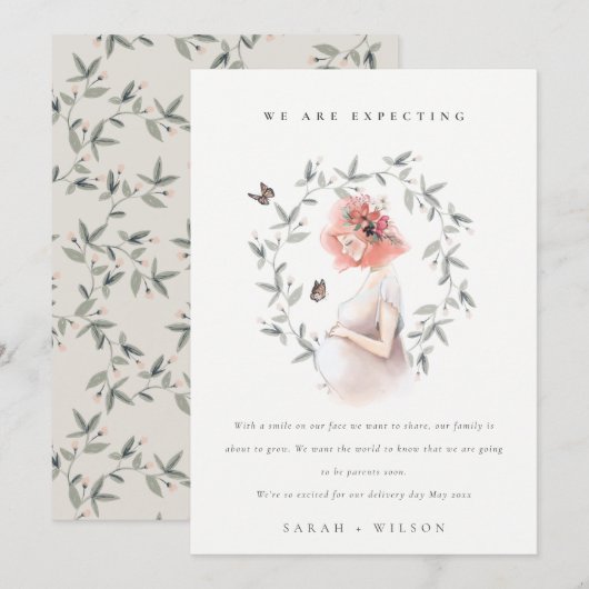 Betekent dat vrouwen Baby afstoten Bedankkaart (Voorkant / Achterkant)