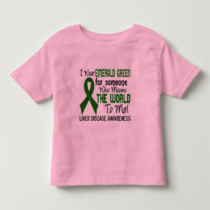 Betekent de wereld voor mij 2 leverziekte kinder shirts