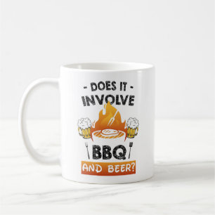 Betekent dit BBQ en Bier? Grappig Koffiemok