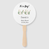 Betekent het een Gepersonaliseerd Baby shower van Handwaaier (Voorkant)
