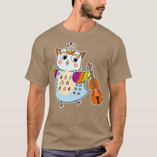 Betekent het spelen van Violin Dansend aan T-shirt