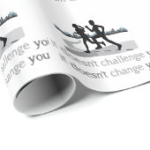 Betekent niet dat het Inspirerend niet verandert Cadeaupapier (Rol Hoek)