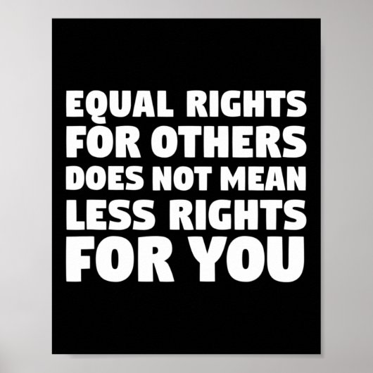 Betekent niet minder rechten voor je protest tegen poster (Voorkant)
