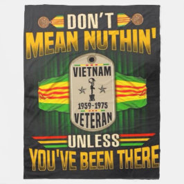 BETEKENT NIETS FLEECE DEKEN