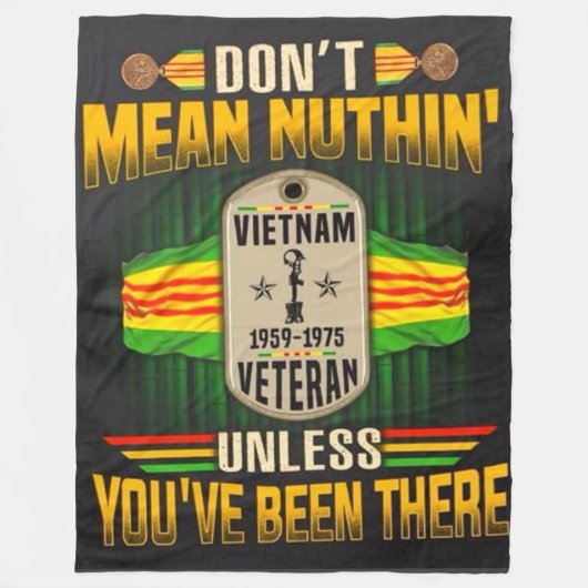 BETEKENT NIETS FLEECE DEKEN (Voorkant)