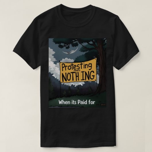 Betekent Niets (noth ing!) Nr. 6 T-shirt (Design voorkant)