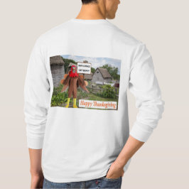 betekent t-shirt met lange mouwen. Gelukkige Thank