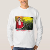betekent t-shirt met lange mouwen. Happy Moederdag (Voorkant)