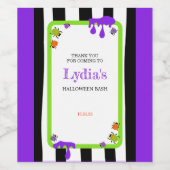 Betelgeuse Birthday Event Favor Wijn Etiket (Enkel label)