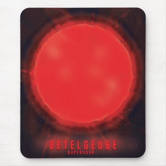 Betelgeuse supernova Space Art Muismat (Voorkant)
