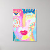 Beter Abstract digitaal schilderen Canvas Afdruk (Voorkant)