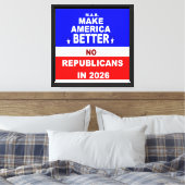 Beter Amerika Canvas Afdruk (Insitu (Slaapkamer))