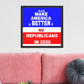Beter Amerika Canvas Afdruk (Insitu (Woonkamer))