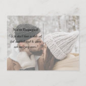 beter bij elkaar!moderne foto van het kalligrafiek aankondigingskaart (Achterkant)