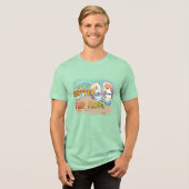 Beter bij Teenslippers Beach Tri-Blend Shirt (Voorkant volledig)