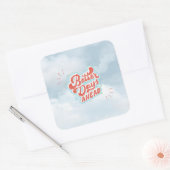 Beter Dagen Vierkante Sticker (Envelop)