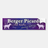 Beter dan de Kinder Berger Picard-Bumpersticker Bumpersticker (Voorkant)