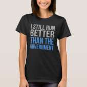 Beter dan de overheid - Funny Amputee T-shirt (Voorkant)