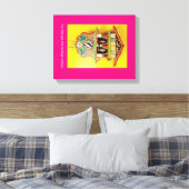 Beter dan een cuckoo klok? Een gewikkeld canvas. Canvas Afdruk (Insitu (Slaapkamer))