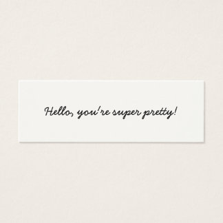 Beter dan een kattengesprek mini visitekaartjes