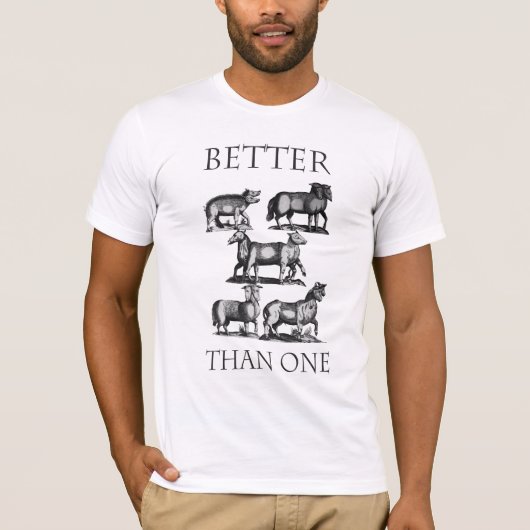 Beter dan één t-shirt (Voorkant)