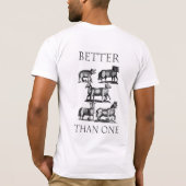 Beter dan één t-shirt (Achterkant)