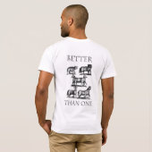 Beter dan één t-shirt (Achterkant volledig)