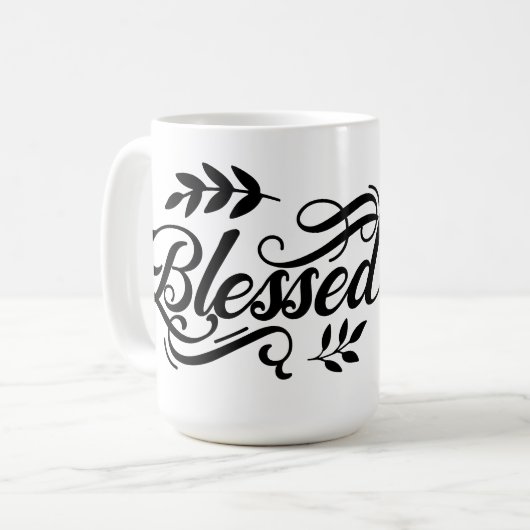 Beter dan "Gezegend" Koffiemok (Voorkant links)
