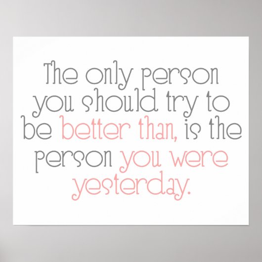 Beter dan gisteren Poster (Voorkant)